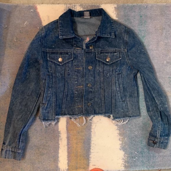 Dolls Kill Sans Souci Denim Jacket NWOT - Picture 3 of 6